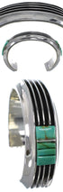 Southwest Jewelry Sterling Silver Turquoise Cuff Bracelet EX27418